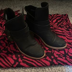 Ugg Black Moto Boots
